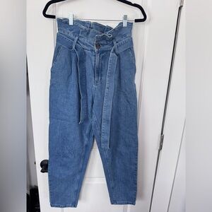 Who What Wear Blue High Rise Jeans